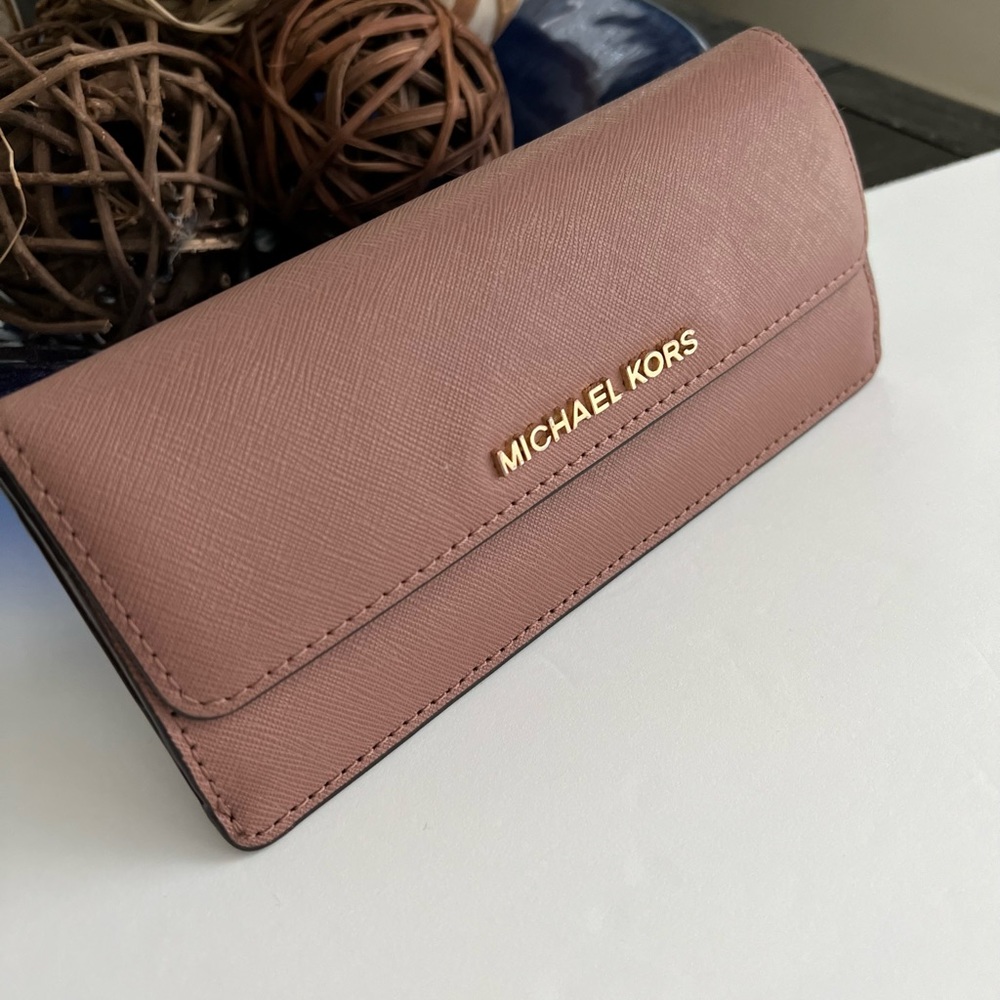 Michael Kors Dusty Rose Flap Wallet